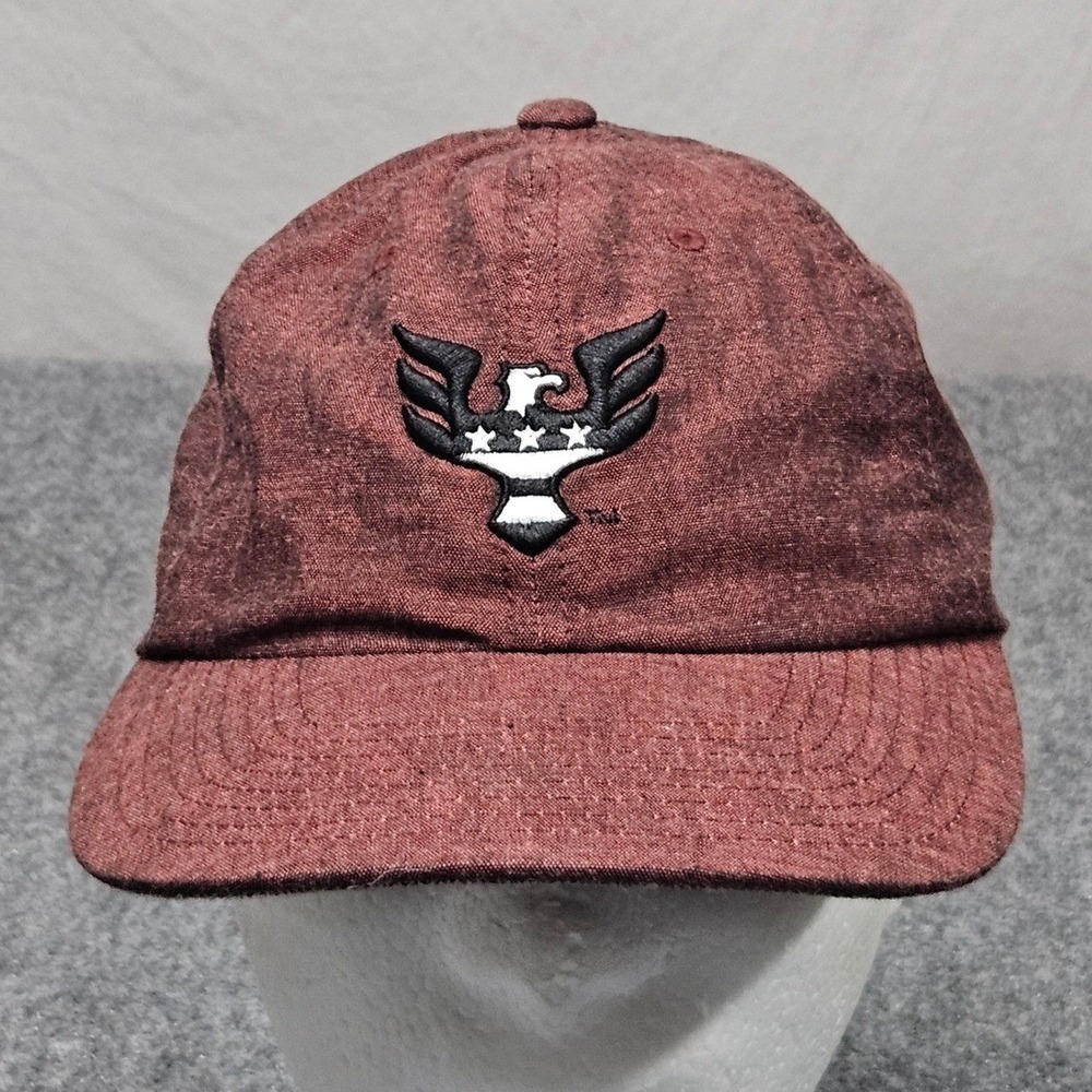 DC United Hat Maroon Eagle Crest Mitchell‎ Ness Strapback Sportswear MLS Soccer